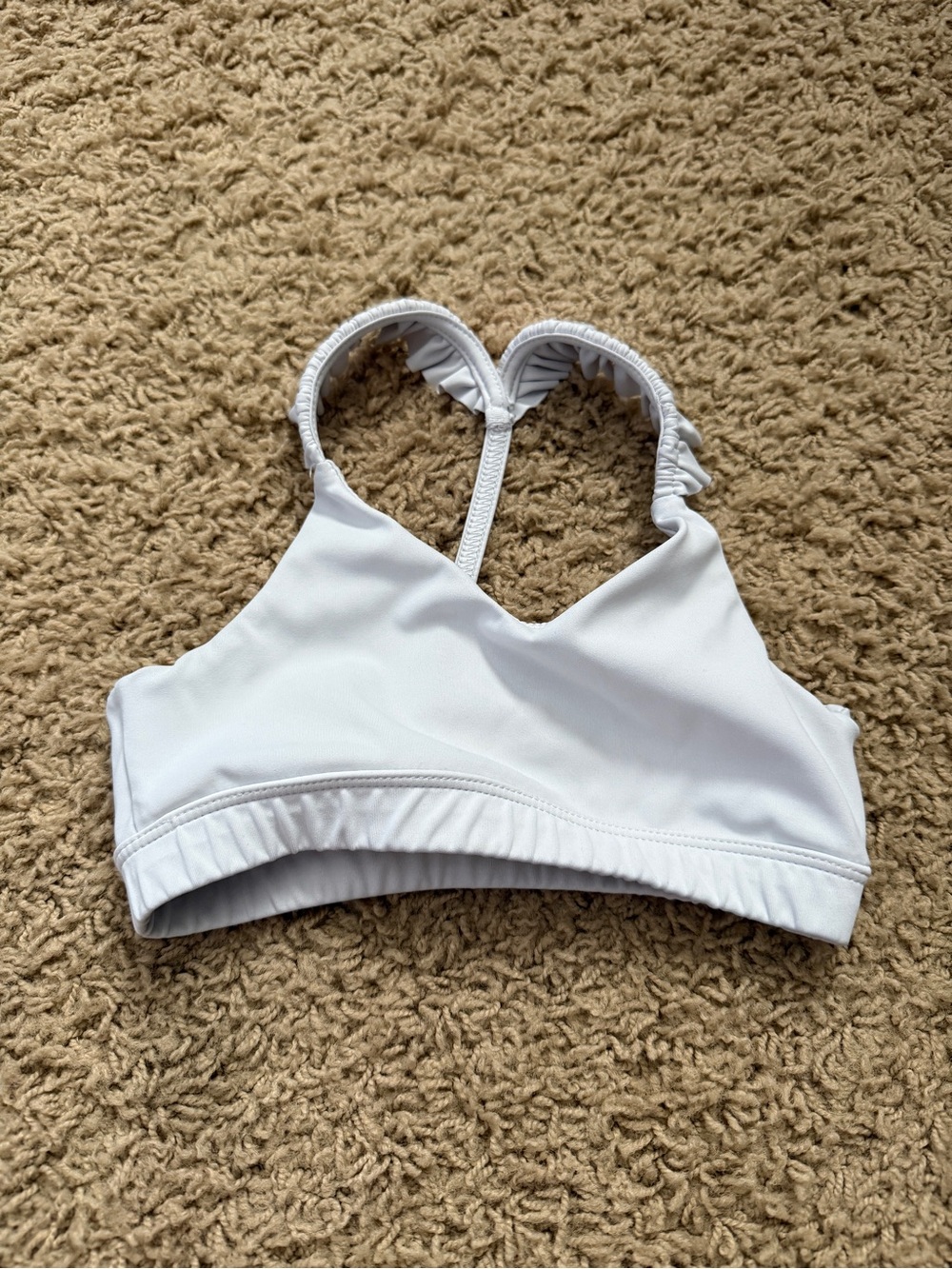Tiger Friday white dance top CXL *marks*